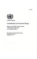 Report of the Commission on Narcotic Drugs on Its () Session