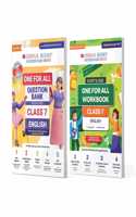 Oswaal One For All Question Bank + One For All Workbook (NCERT & CBSE) Class 7 English (Set of 2 Books) | Updated As Per NCF For Latest Exam