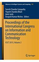 Proceedings of the International Congress on Information and Communication Technology