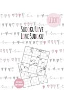 Sudoku Buch für verliebte Erwachsene - 500 leichte Zahlenrätsel