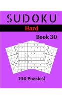 Sudoku Hard Book 30