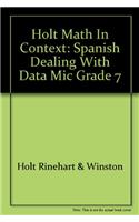 Holt Math in Context: Spanish Dealing with Data MIC Grade 7