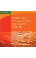 Practice Tests for Igcse English as a Second Language: Listening and Speaking, Extended Level Audio CDs (2) (Accompanies Bk 1): Listening and Speaking: Extended Level