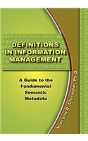 Definitions in Information Management