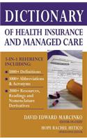 Dictionary of Health Economics and Finance