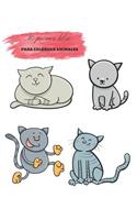Mi primer libro para colorear animales: ¡Un libro de actividades para niños pequeños y preescolares! Animales divertidos, peces, serpientes! (libros de actividades para niños 2-4)