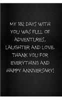 Lined Notebook - Wedding Anniversary Gifts, for Him, for Her, for Couple