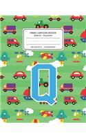 Primary Composition Notebook Grades K-2 Story Journal Q