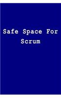 Safe Space for Scrum: Blank Lined Journal