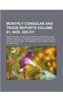 Monthly Consular and Trade Reports Volume 61, Nos. 228-231