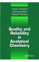 Quality and Reliability in Analytical Chemistry