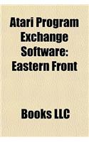 Atari Program Exchange Software: Eastern Front, Dandy, Atari Program Exchange, Gossip, Caverns of Mars, Typo Attack, Excalibur(English)