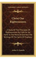 Christ Our Righteousness