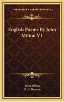 English Poems by John Milton V1