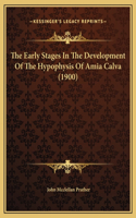 Early Stages In The Development Of The Hypophysis Of Amia Calva (1900)