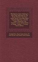 Miscellaneous Papers Relating to Indo-China: Reprinted for the Straits Branch of the Royal Asiatic Society from Dalrymple's 