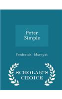Peter Simple - Scholar's Choice Edition