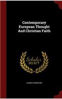 Contemporary European Thought And Christian Faith