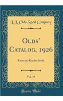Olds' Catalog, 1926, Vol. 39