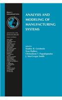 Analysis and Modeling of Manufacturing Systems