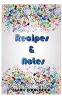 Blank Cookbook Recipes & Notes