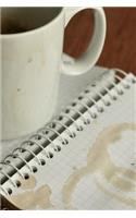 Coffee Rings on the Notebook Journal: Take Notes, Write Down Memories in this 150 Page Lined Journal