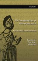 The Complete Works of Philo of  Alexandria: A Key-Word-In-Context Concordance (Vol 4)