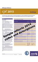 CPT 2015 Express Reference Coding Card: Cardiology