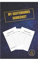 MY Scattergories Score sheet