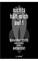 Kalender 2020 für Architekten / Architekt / Architektin