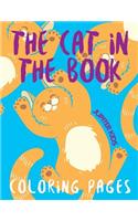 The Cat in the Book (Coloring Pages)