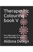 Therapeutic Colouring book V
