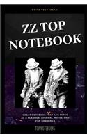 ZZ Top Notebook: Great Notebook for School or as a Diary, Lined With More than 100 Pages. Notebook that can serve as a Planner, Journal, Notes and for Drawings.