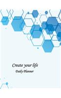 Daily Planner (53 weeks): Cool and Vintage Cover 8.5 X 11 in, large space to note and write your daily schedule as well as a to do list.