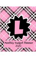 Monthly Budget Planner 2020
