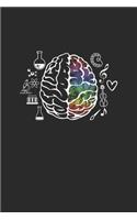 Brain Of Scientist: Blank Lined Notebook (6" x 9" - 120 pages) Science Themed Notebook for Gift / Daily Activity Journals / Diary