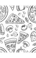 Pizza Notebook: Kitchen Journal Book Ruled Lined Page For Kids Boy Teen Girl Women Men Little Chef Cooking Lover Cooker Writer Great For Writing Drawing Diary Recor(6 Pizza Notebook)
