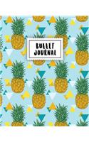 Bullet Journal: Pineapple Journal 150 Dot Grid Pages (Size 8x10 Inches) with Bullet Journal Sample Ideas