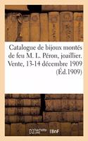 Catalogue de Bijoux Montés, Rivière En Brillants, Rang de Perles, Boutons d'Oreilles,