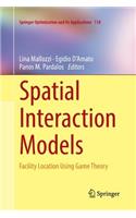 Spatial Interaction Models