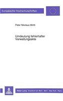Umdeutung Fehlerhafter Verwaltungsakte