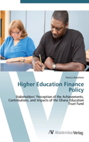 Higher Education Finance Policy