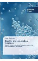 Stability and information functions