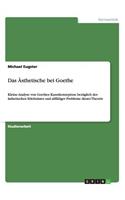 Ästhetische bei Goethe