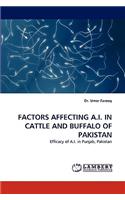 Factors Affecting A.I. in Cattle and Buffalo of Pakistan