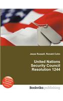 United Nations Security Council Resolution 1244