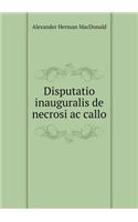 Disputatio inauguralis de necrosi ac callo
