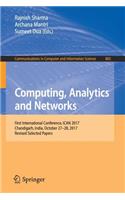 Computing, Analytics and Networks