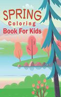 Spring Coloring Book For Kids