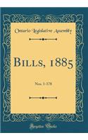 Bills, 1885: Nos. 1-178 (Classic Reprint)